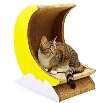 Cosmo’s Own Moon Cat Scratcher - Eco-Friendly Fun