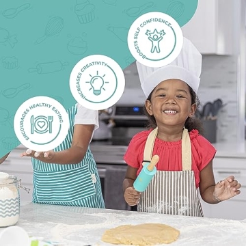 Tovla Jr Kids Cooking Set Safe Fun 4-Piece Kitchen Tools