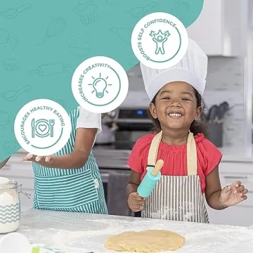 Tovla Jr Kids Cooking Set Safe Fun 4-Piece Kitchen Tools