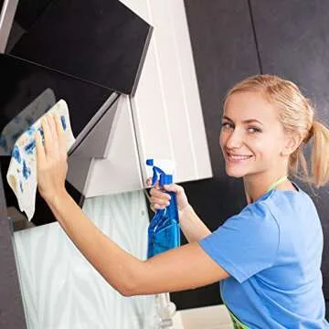 Remagr Swedish Kitchen Dish Towels Wildflowers Reusable Sponge Cleaning Cloths Absorbent Quick Drying Washable Cleaning Wipes No Odor Hand Towel (6)