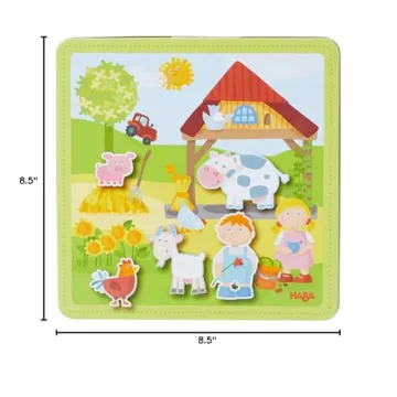 HABA Peter & Pauline's Farm Magnetic Game for Kids