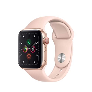 Renewed Apple Watch Series 5 GPS Cellular 40MM Golden Pink Band