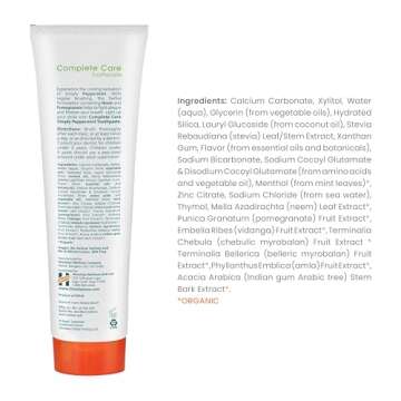 Himalaya Naturals Fluoride-Free Botanical Toothpaste, Peppermint