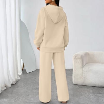 Trendy Women's Hoodie and Joggers Fall Sweat Set