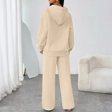 Trendy Women's Hoodie and Joggers Fall Sweat Set