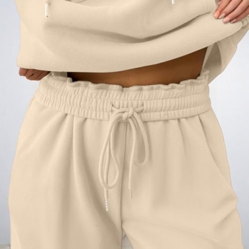 Trendy Women's Hoodie and Joggers Fall Sweat Set