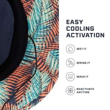 MISSION Cooling UPF Bucket Hat for Outdoor Adventures