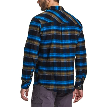 CQR Men's Cotton Flannel Long Sleeve Shirt