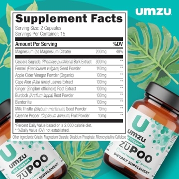 UMZU zuPOO Colon Health Supplement for Constipation Relief