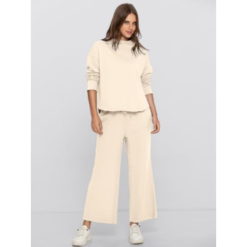 Glamaker Women’s Two Piece Lounge Set for Comfort