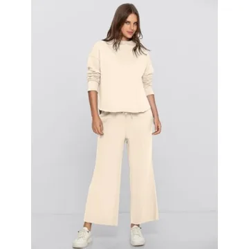 Glamaker Women’s Two Piece Lounge Set for Comfort