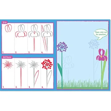 Learn To Draw Flower Garden Step-by-Step Drawing Guide