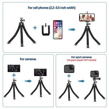 Kamisafe Mini Flexible Tripod With Wireless Remote Control