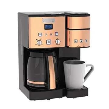 Cuisinart Single Serve and 12 Cup Coffee Maker - Brew Both Ways!