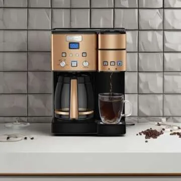 Cuisinart Single Serve and 12 Cup Coffee Maker for All