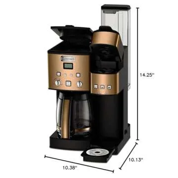 Cuisinart Single Serve and 12 Cup Coffee Maker for All