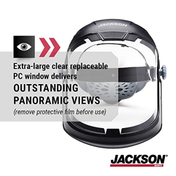 Jackson Safety Maxview Face Shield - Ultimate Protection for Work