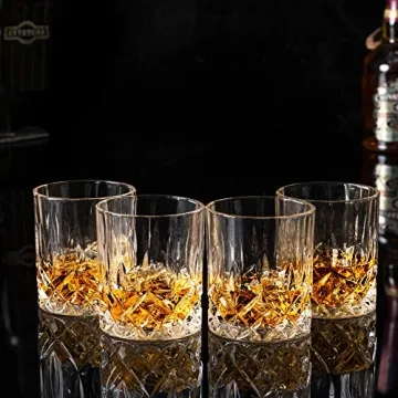 KANARS Whiskey Glasses 10 Oz - Luxury Gift Set