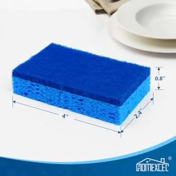 HOMEXCEL 24 Pack Non-Scratch Kitchen Cleaning Sponges