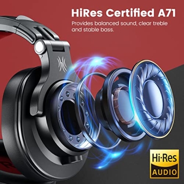 OneOdio A71 Hi-Res Studio Headphones for Comfort and Quality