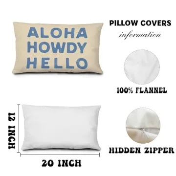 Qvapt Coastal Cowgirl Pillow Covers in Aloha Design