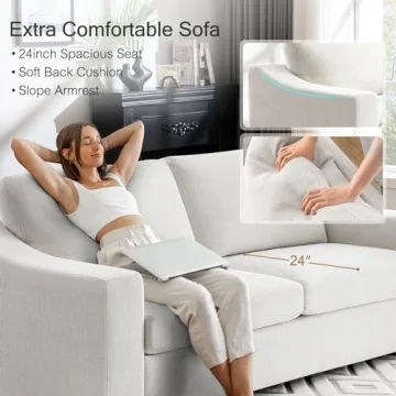 ELUCHANG Modern Sofa for Living Room - Comfortable & Stylish