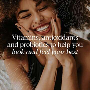 Ora Organic Hair, Skin, and Nails Support- BeYouTiful - Beauty Supplement with B Vitamins and Algae ...