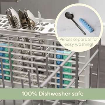 Upward Baby Kids Utensils Set - Fun Self-Feeding Forks and Spoons