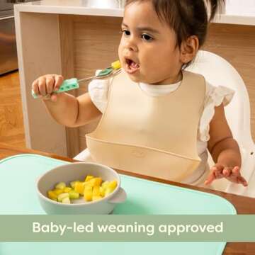 Upward Baby Kids Utensils Set - Fun Self-Feeding Forks and Spoons
