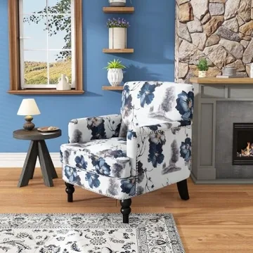 Stylish Floral Club Chair by Christopher Knight Home