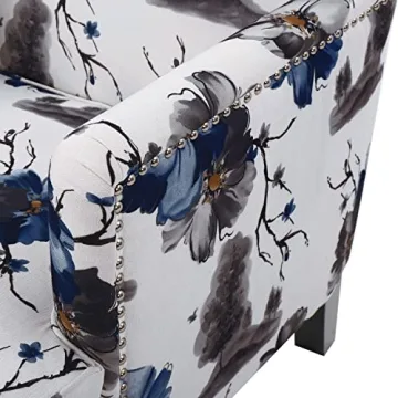 Stylish Floral Club Chair by Christopher Knight Home