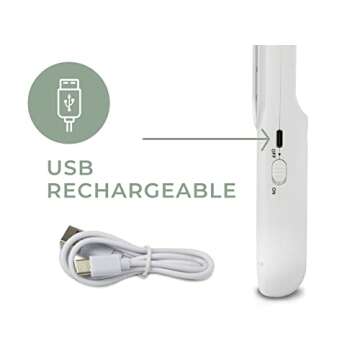 Vivia UV Light Sanitizer Travel Wand for Home or Travel, UVC Sterilizer, Compact Size Fits in Purse, Ultraviolet Light Safe to Disinfect Products for Baby & Whole Family