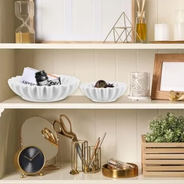 Elegant Timgle Ruffle Bowls - Perfect Gift Duo for Home