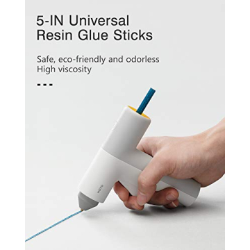 HOTO Hot Glue Sticks 20 Pcs - Glitter & Colored Craft Adhesive