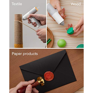 HOTO Hot Glue Sticks 20 Pcs - Glitter & Colored Craft Adhesive