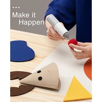 HOTO Hot Glue Sticks 20 Pcs - Glitter & Colored Craft Adhesive