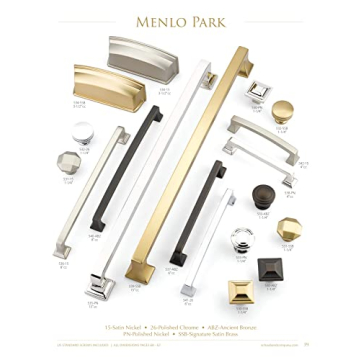 Schaub Menlo Park 6" Polished Nickel Cabinet Pull