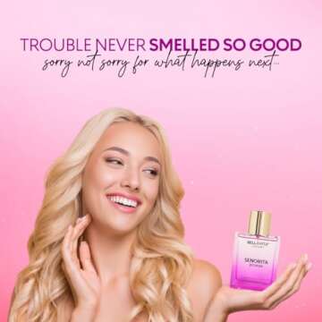 Bella Vita Luxury Senorita Perfume for women, 100ML | Floral & Fruity Scent, Blend of Pomegranate, Mint, Peony, Lotus, Yuzu, Magnolia, Musk, Mahogany and Amber | Vegan & Cruelty Free | Gift for her