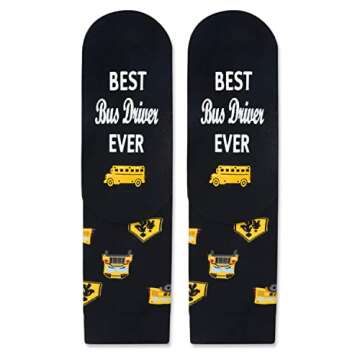 Bus Driver Gifts - Comfy Funny Socks for Appreciation