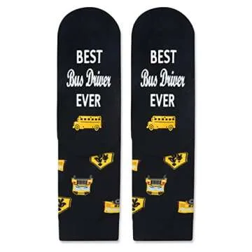 Bus Driver Gifts - Comfy Funny Socks for Appreciation