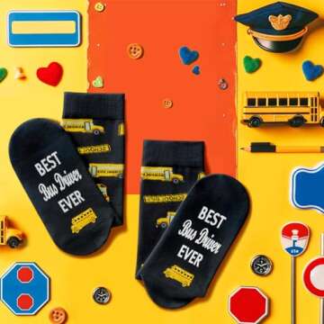 Bus Driver Gifts - Comfy Funny Socks for Appreciation