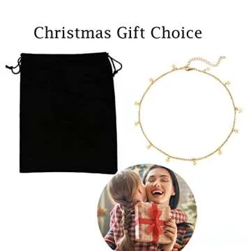 YANCHUN Choker Necklace for Women Layered Necklaces Stack Dainty Necklace Jewelry Layering Beach Pendant Charm Necklaces Trendy Gifts for Women