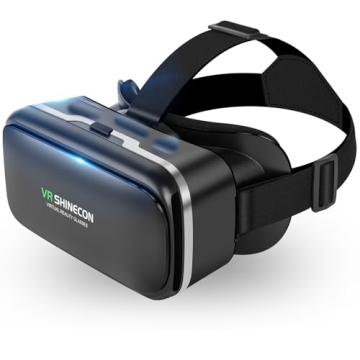 VR SHINECON VR Headset Glasses: Immersive 3D Virtual Reality for Smartphones
