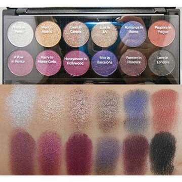 Sleek MakeUp -Ultrapigmented and Long-lasting i-Divine 12 Colors Mineral Eyeshadow Palette - Vintage Romance-Limited Edition