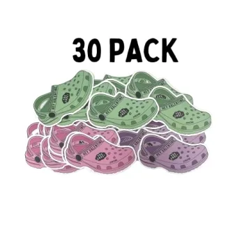 Lashicorn Shoe Charm Croc Valentine’s Cards Pack 30 Pk