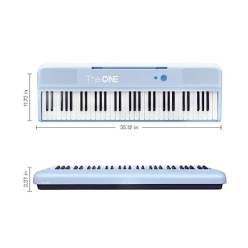 61 Keys Smart Piano Keyboard with LED Lights and Apps