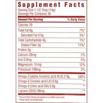 Spectrum Organic Whole Flaxseed - Nutritious & Delicious