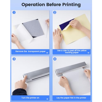 Phomemo M08F Portable Wireless Thermal Printer for Travel