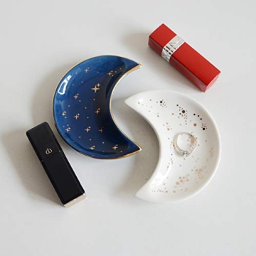 Stylish BIHOIB Moon Jewelry Dish for Rings and Trinkets