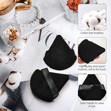 Flytianmy Dual-Use Triangle Powder Puffs for Makeup
